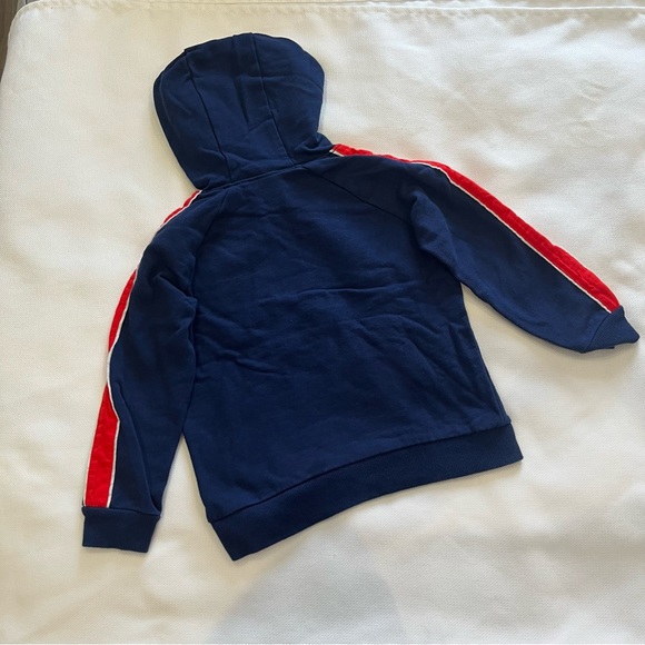 Carter's Sweatpants (4T) Sweatshirt (5T) Set Blue Red Stripe - Picture 3 of 9